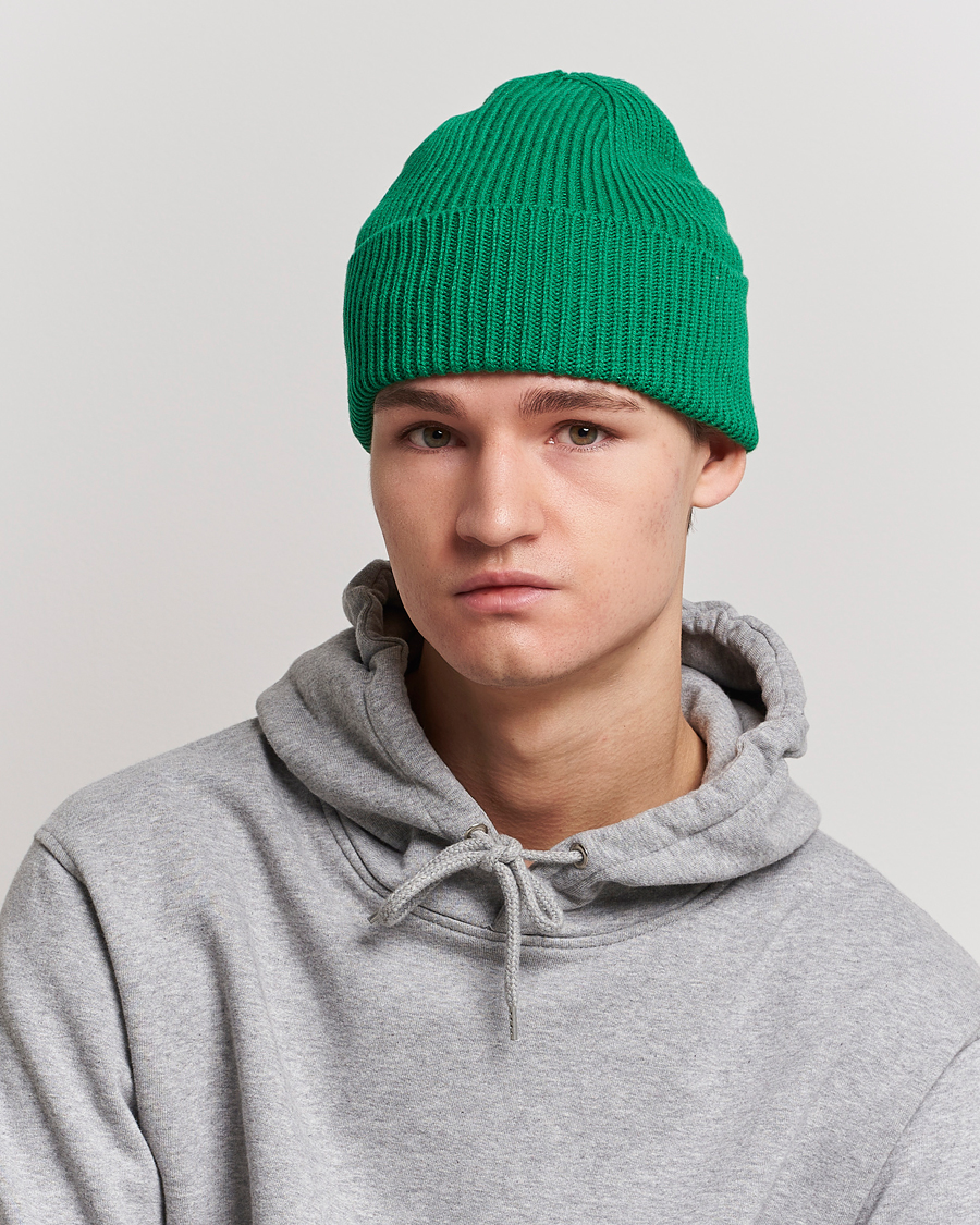 Heren | Colorful Standard | Colorful Standard | Merino Wool Beanie Kelly Green