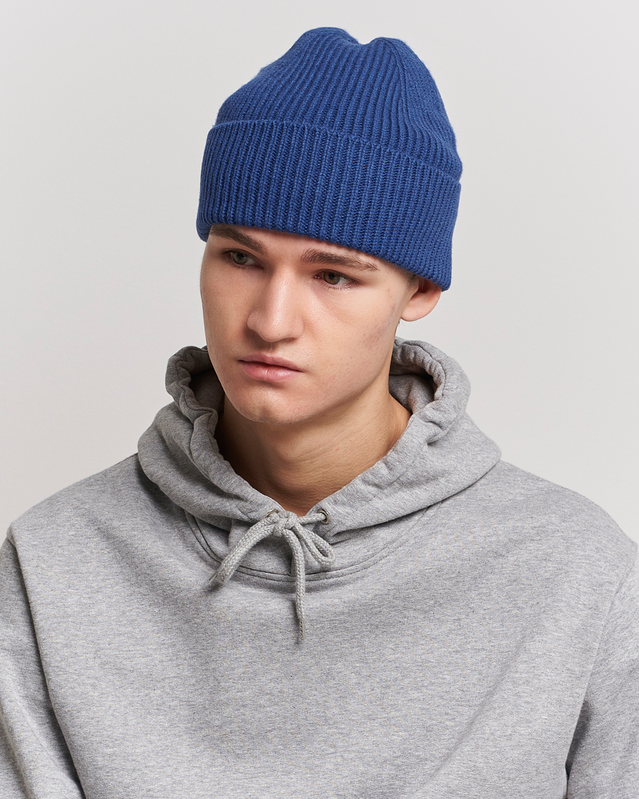 Heren |  | Colorful Standard | Merino Wool Beanie Royal Blue