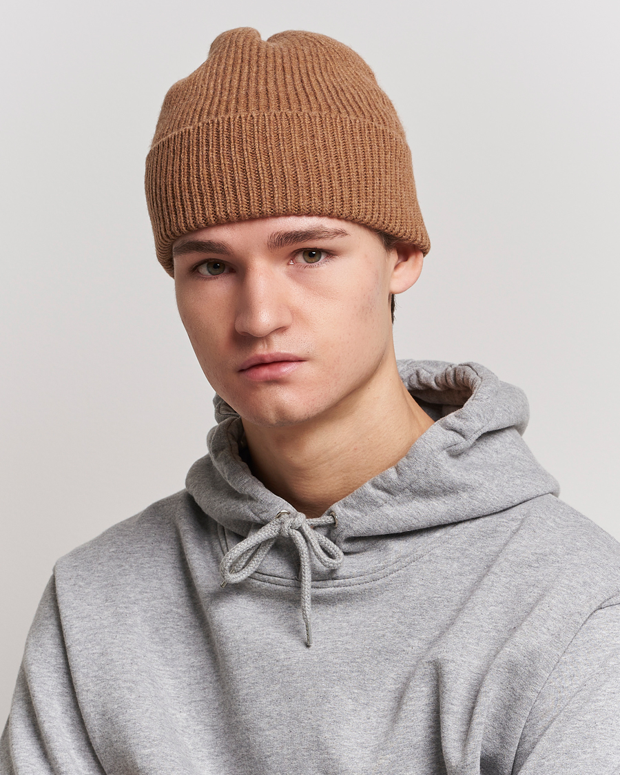 Heren |  | Colorful Standard | Merino Wool Beanie Sahara Camel