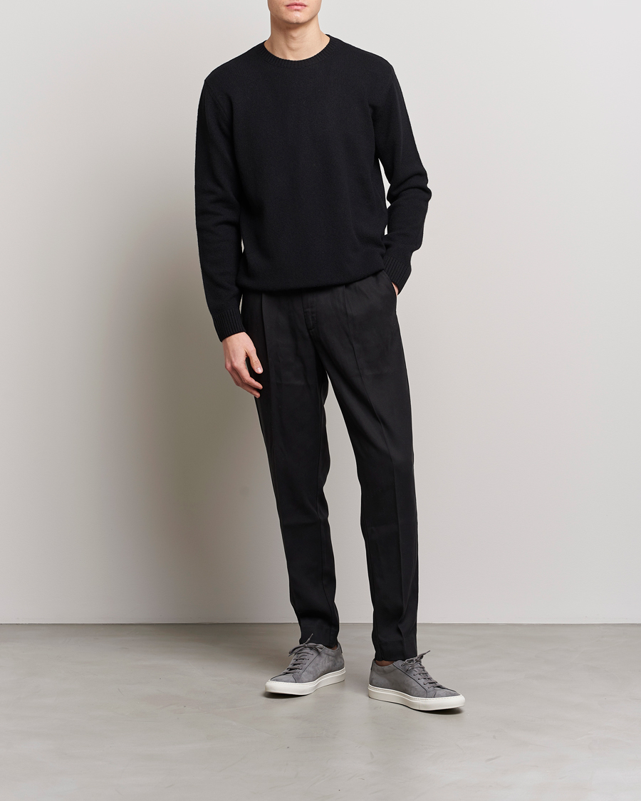 Heren | Truien | Colorful Standard | Classic Merino Wool Crew Neck Deep Black