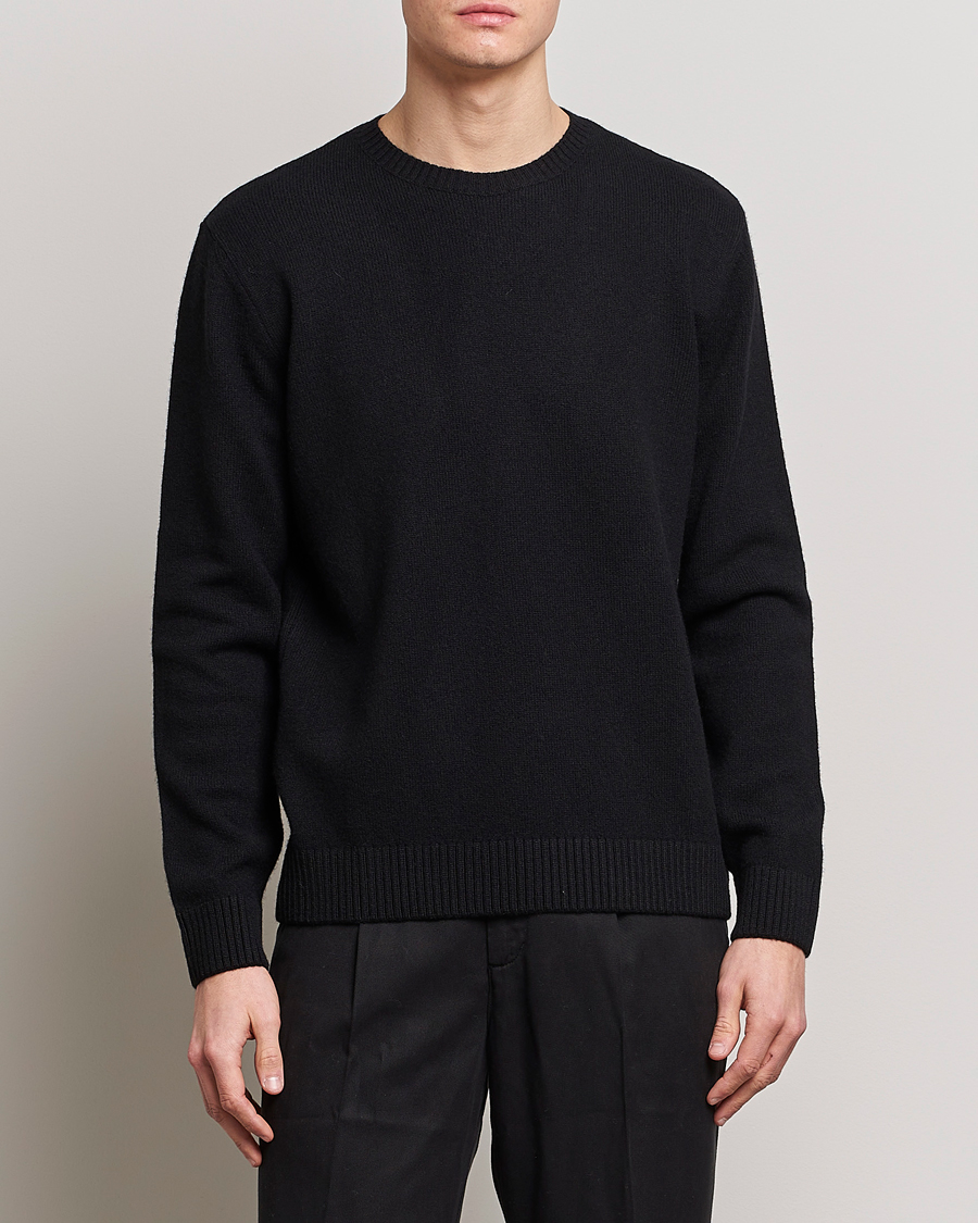 Heren | Contemporary Creators | Colorful Standard | Classic Merino Wool Crew Neck Deep Black