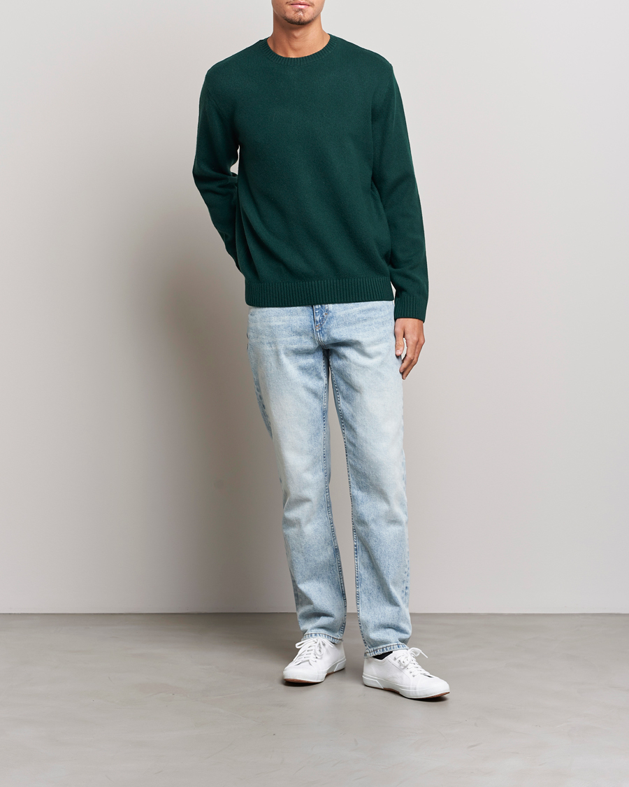 Heren | Truien | Colorful Standard | Classic Merino Wool Crew Neck Emerald Green