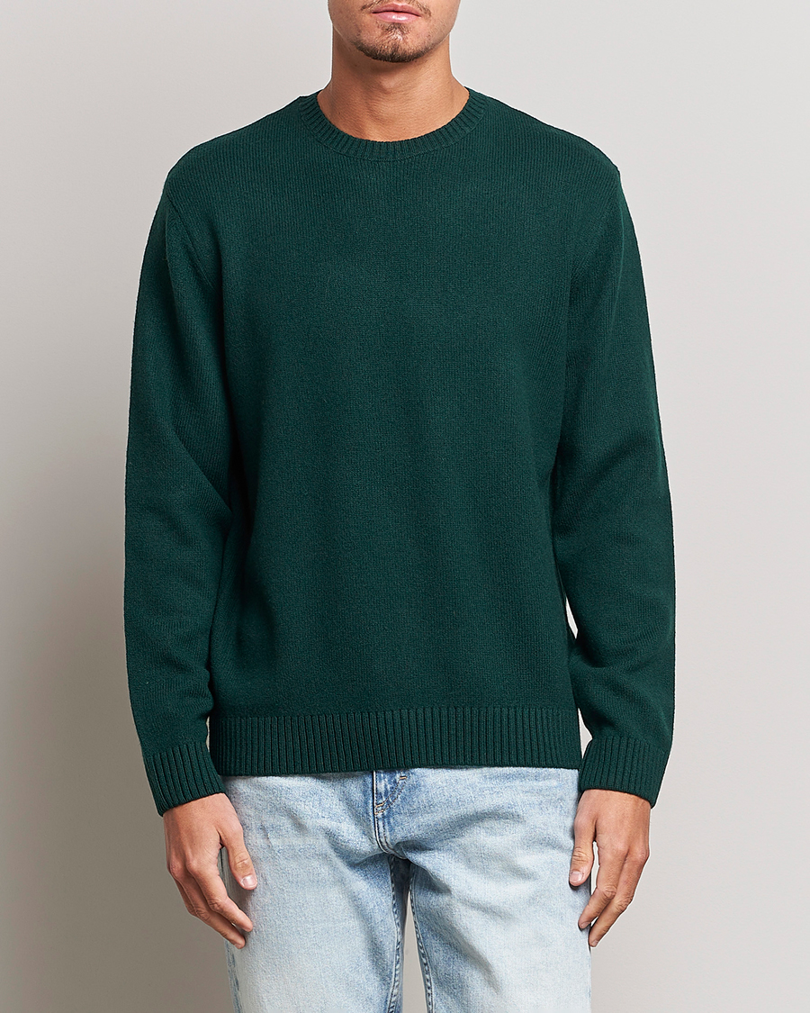 Heren | Colorful Standard | Colorful Standard | Classic Merino Wool Crew Neck Emerald Green