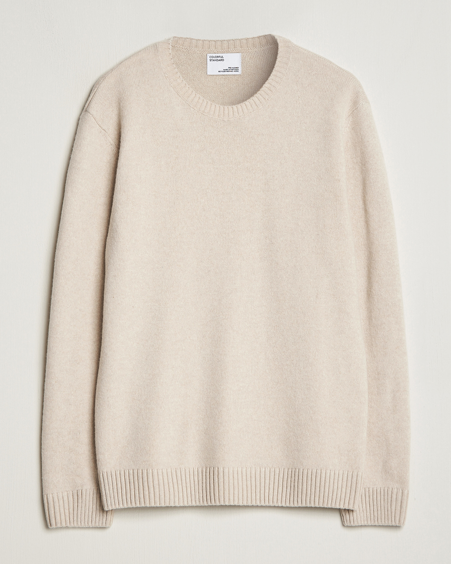Heren | Colorful Standard | Colorful Standard | Classic Merino Wool Crew Neck Ivory White