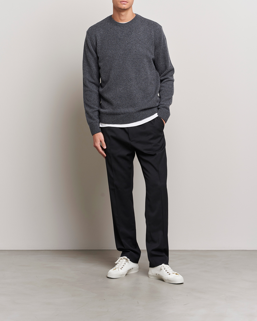 Heren | Truien | Colorful Standard | Classic Merino Wool Crew Neck Lava Grey
