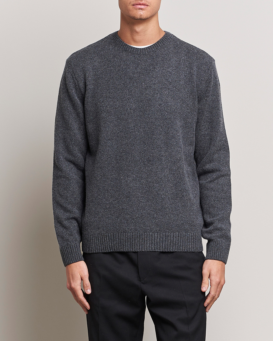 Heren | Truien | Colorful Standard | Classic Merino Wool Crew Neck Lava Grey