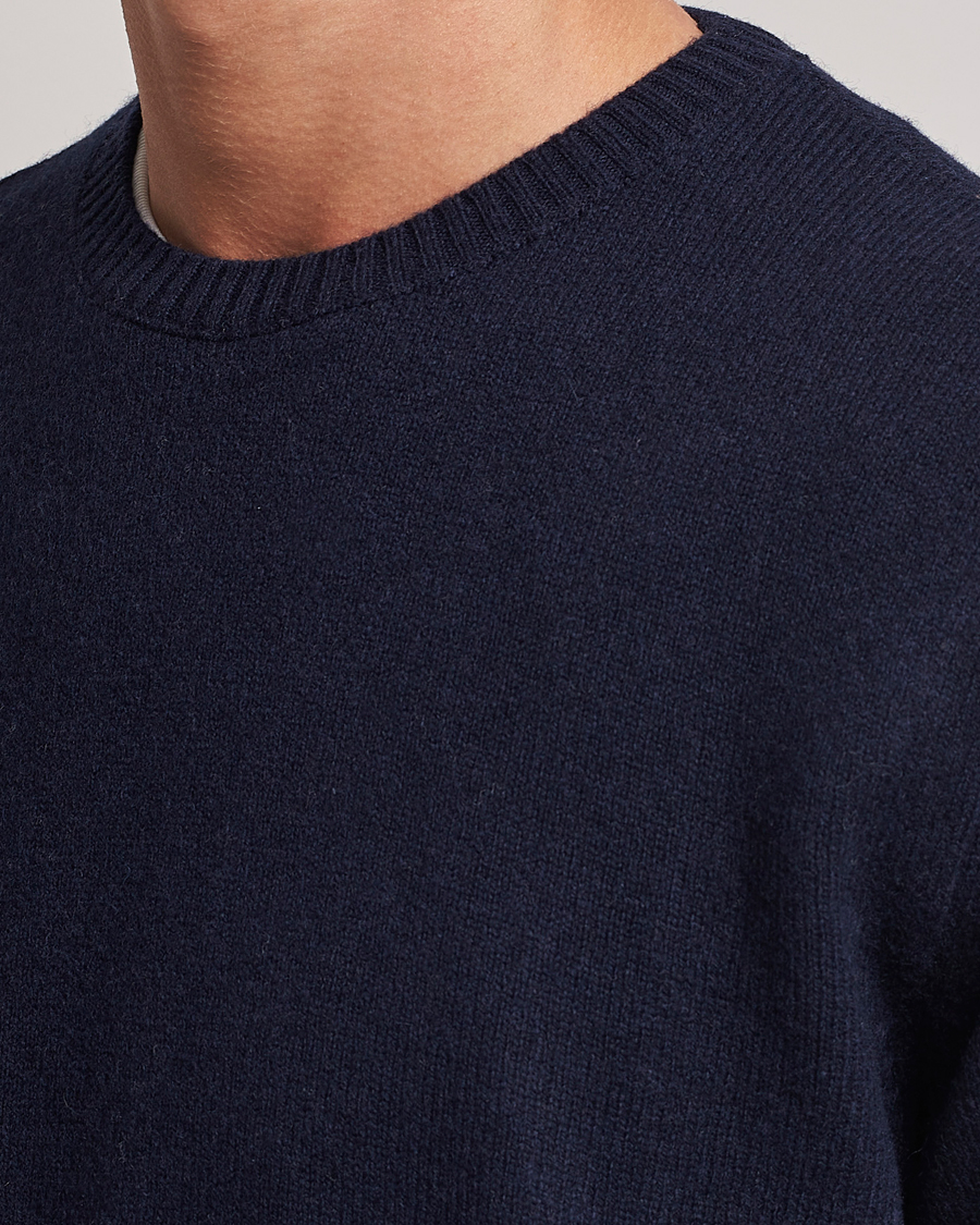 Heren | Truien | Colorful Standard | Classic Merino Wool Crew Neck Navy Blue
