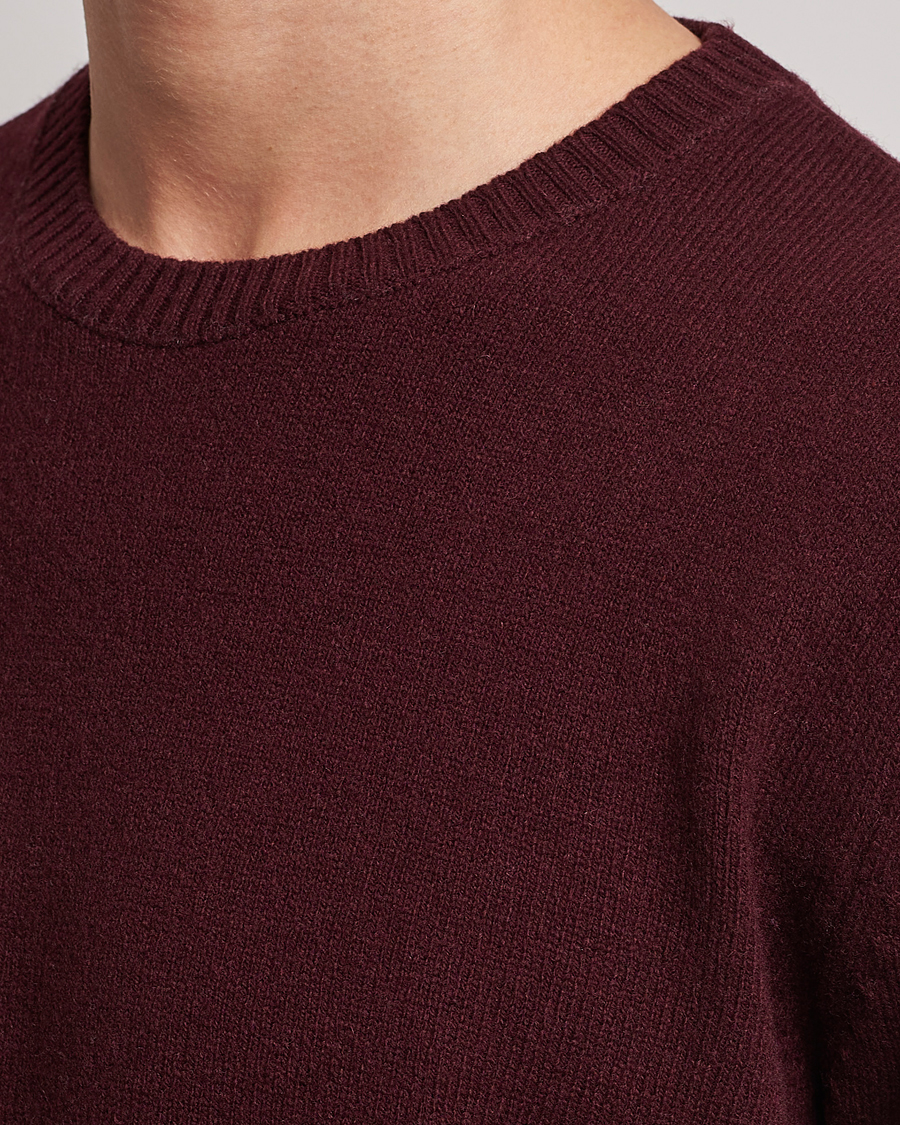 Heren | Truien | Colorful Standard | Classic Merino Wool Crew Neck Oxblood Red