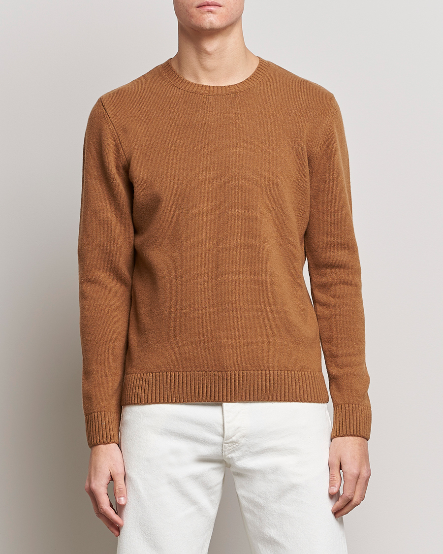 Heren | Colorful Standard | Colorful Standard | Classic Merino Wool Crew Neck Sahara Camel