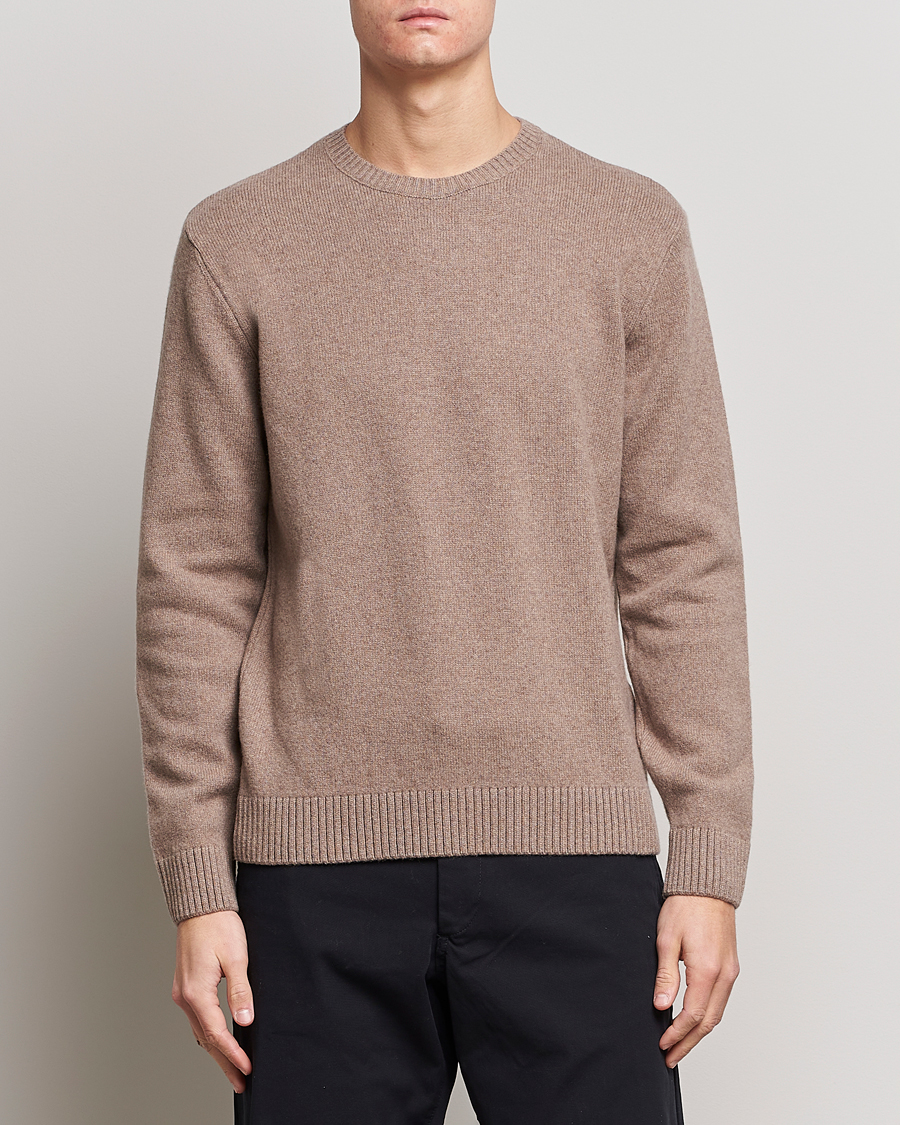 Heren | Kleding | Colorful Standard | Classic Merino Wool Crew Neck Warm Taupe