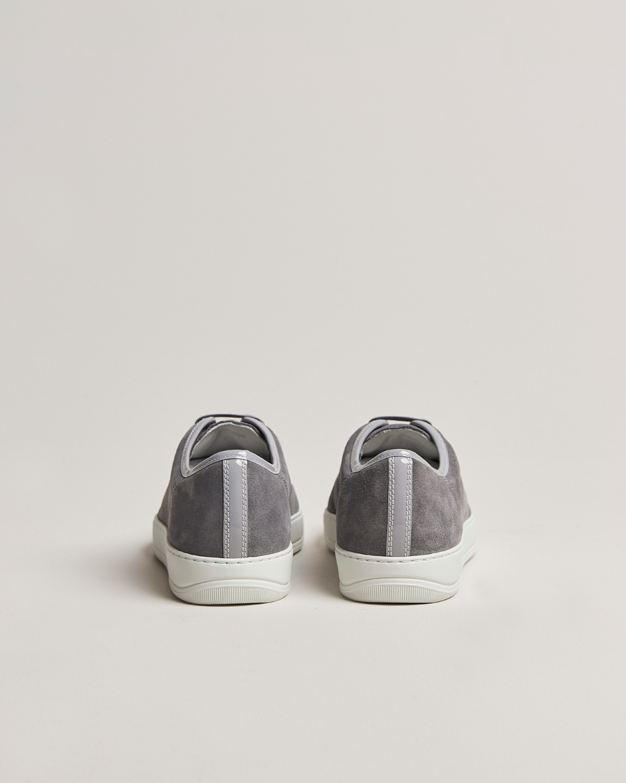 Heren | Lanvin DBB1 Patent Cap Toe Sneaker Light Grey | Lanvin | DBB1 Patent Cap Toe Sneaker Light Grey