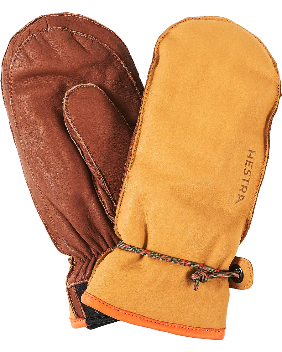 Heren | Hestra Wakayama Leather Mit Ski Glove Cognac/Brown | Hestra | Wakayama Leather Mit Ski Glove Cognac/Brown