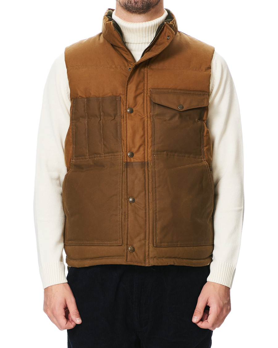 Heren | Jassen | Filson | Down Cruiser Padded Vest Dark Tan