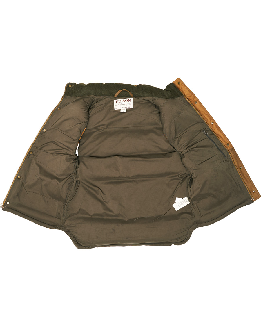 Heren | Jassen | Filson | Down Cruiser Padded Vest Dark Tan
