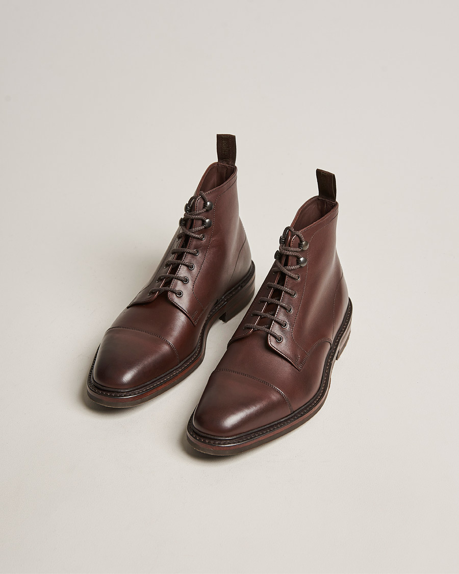 Heren | Handgemaakte schoenen | Loake 1880 | Roehampton Boot Dk Brown Burnished Calf