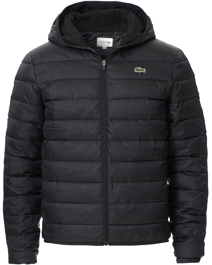 Heren | Jassen | Lacoste | Hooded Jacket Noir