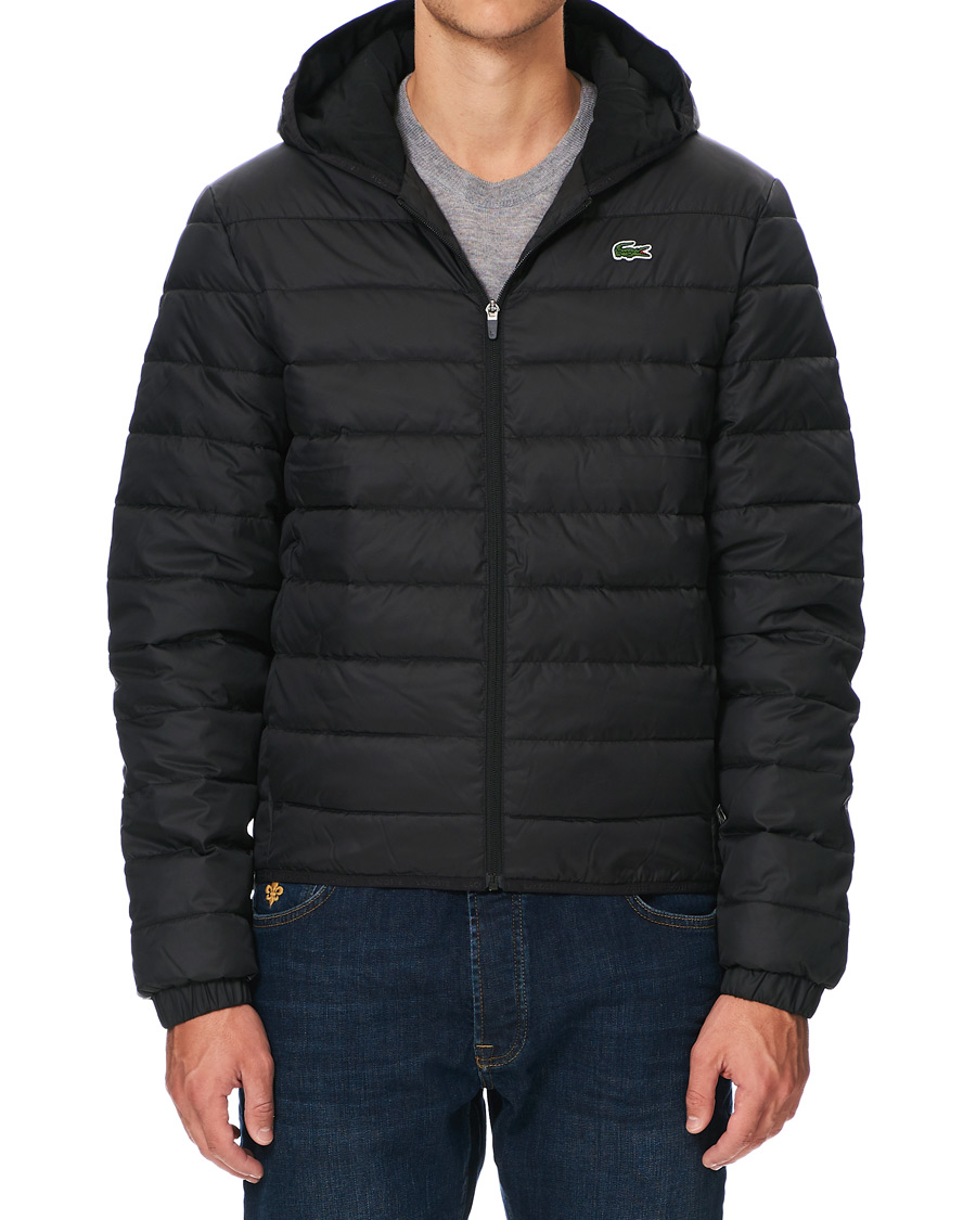 Heren | Jassen | Lacoste | Hooded Jacket Noir