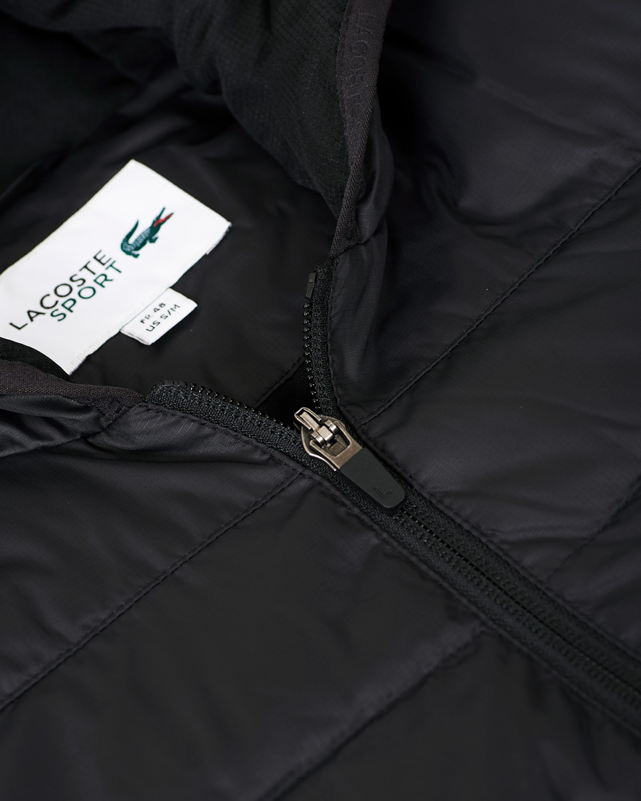 Heren | Jassen | Lacoste | Hooded Jacket Noir