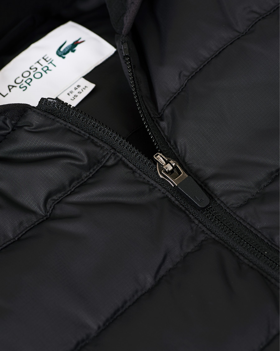 Heren | Jassen | Lacoste | Hooded Vest Noir