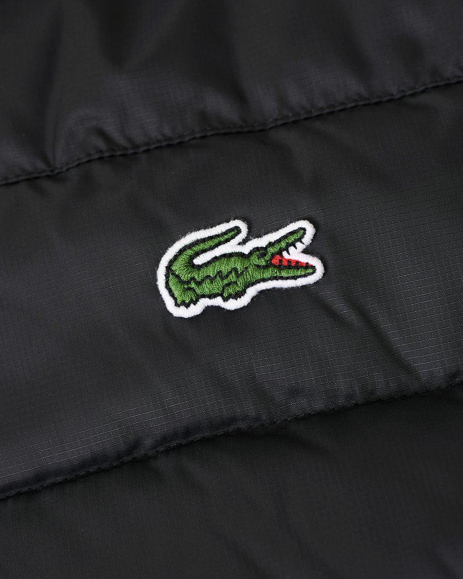 Heren | Jassen | Lacoste | Hooded Vest Noir