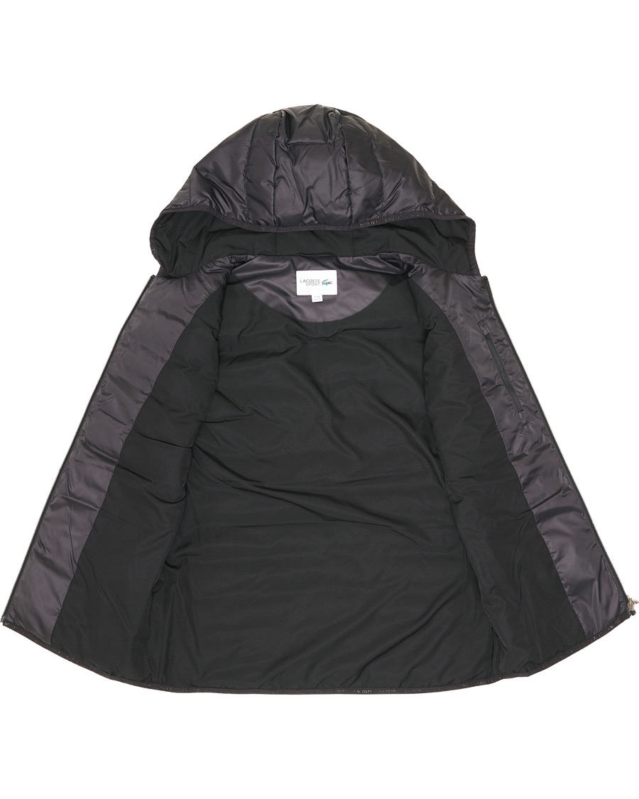 Heren | Jassen | Lacoste | Hooded Vest Noir