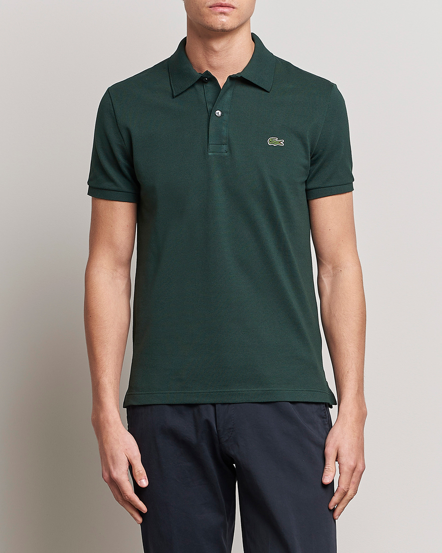 Heren | Poloshirts met korte mouwen | Lacoste | Slim Fit Polo Piké Sinople