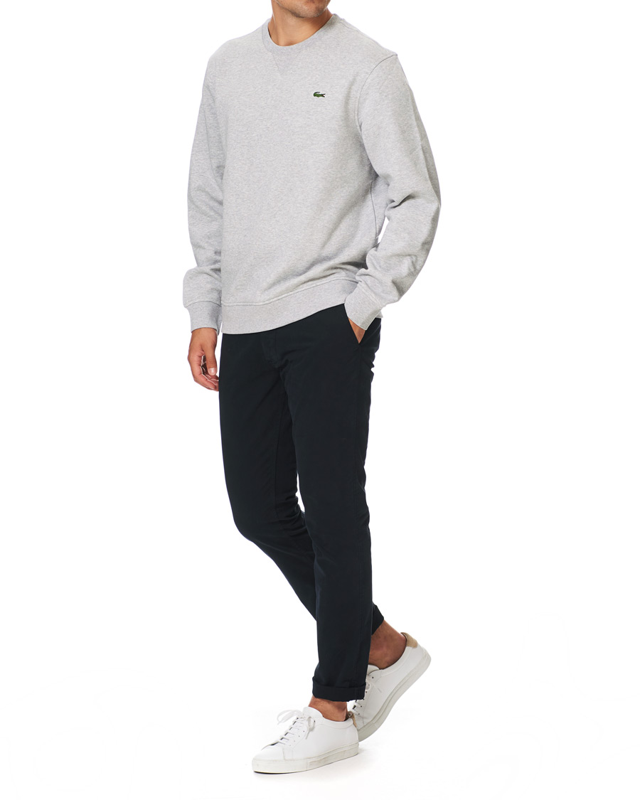Heren | Truien | Lacoste | Crew Neck Sweatshirt Argent Chine