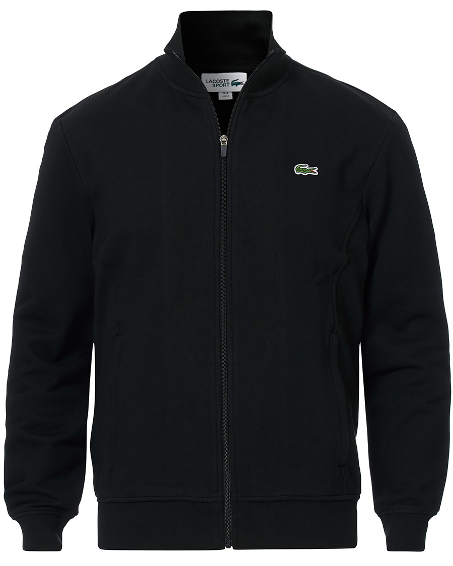 Heren | Truien | Lacoste Sport | Full Zip Sweater Black