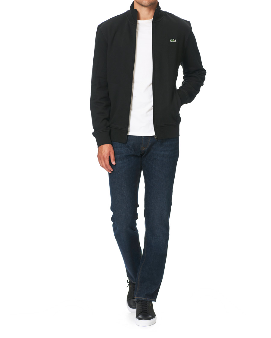 Heren | Truien | Lacoste Sport | Full Zip Sweater Black