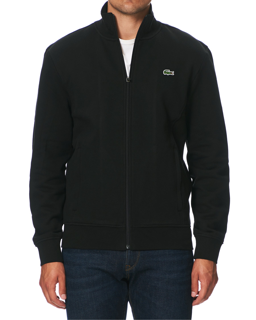 Heren | Truien | Lacoste Sport | Full Zip Sweater Black