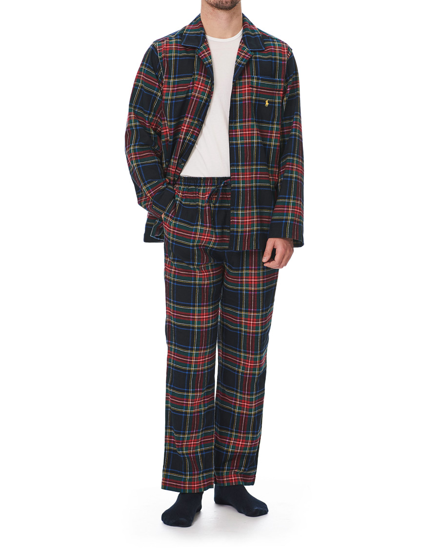 Heren | Pyjama's en gewaden | Polo Ralph Lauren | Flannel Check Pyjama Set Red/Green/Blue