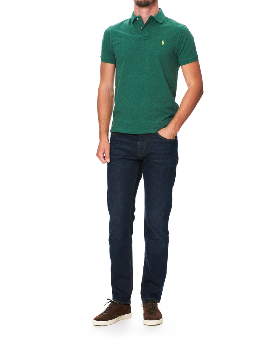 Heren | Polo's | Polo Ralph Lauren | Custom Slim Fit Polo Green Heather