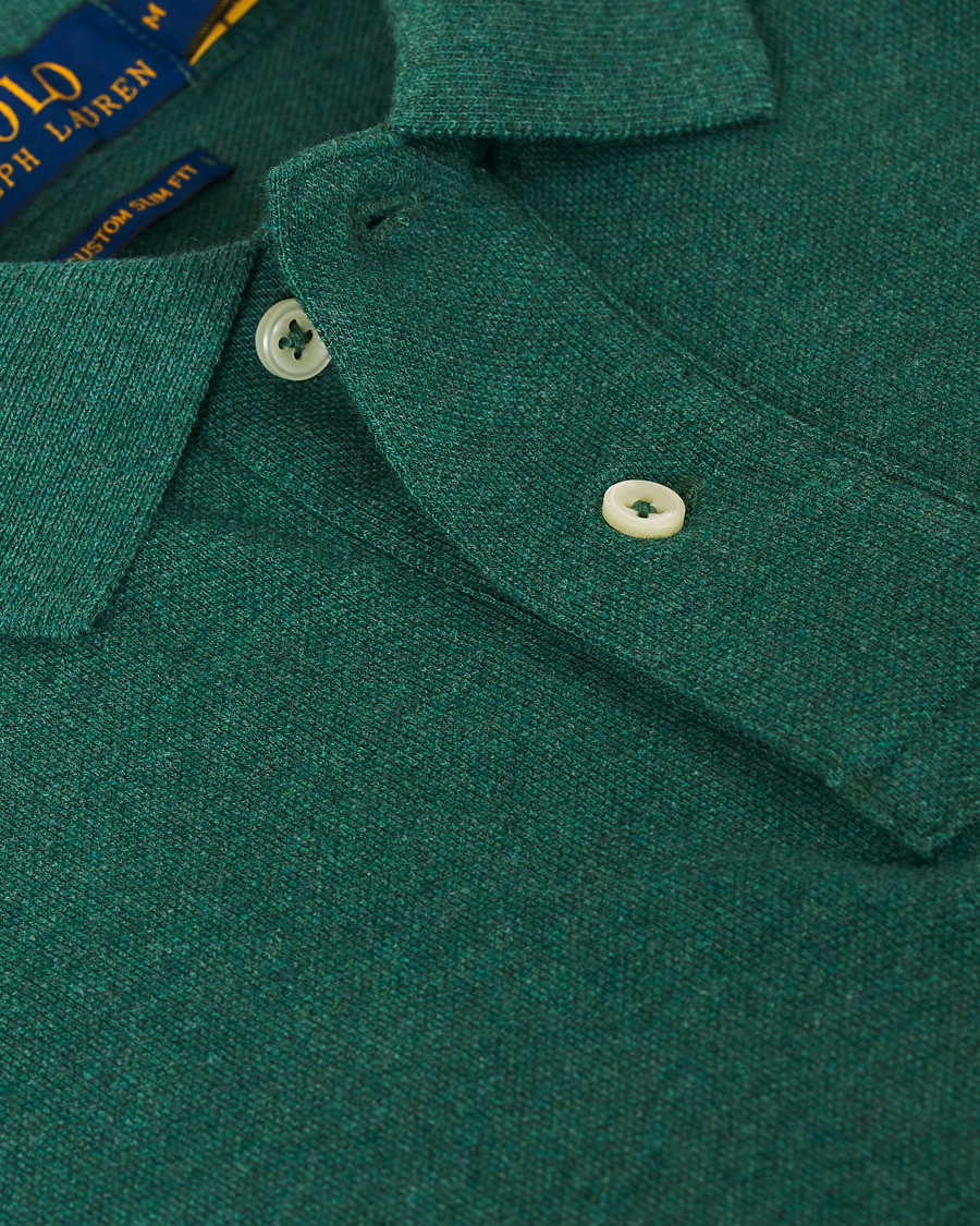 Heren | Polo's | Polo Ralph Lauren | Custom Slim Fit Polo Green Heather