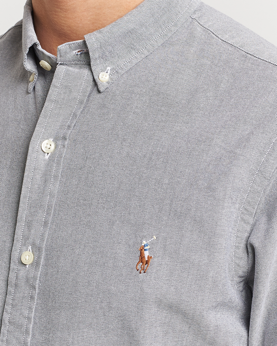 Heren | Overhemden | Polo Ralph Lauren | Slim Fit Oxford Button Down Shirt Slate