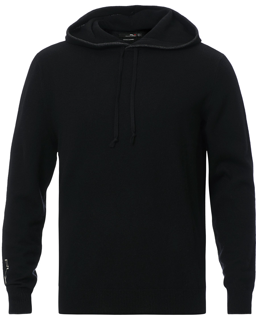 Heren | Truien | RLX Ralph Lauren | Washable Cashmere Hoodie Black