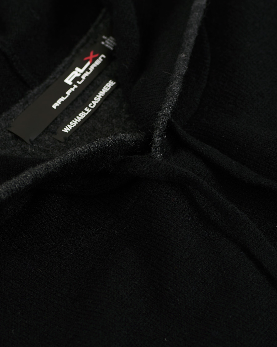 Heren | Truien | RLX Ralph Lauren | Washable Cashmere Hoodie Black