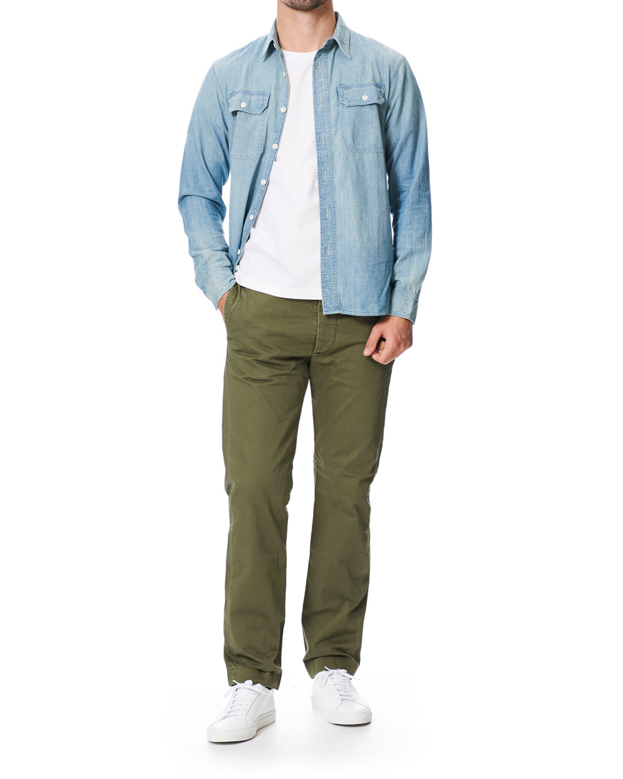 Heren | Broeken | RRL | Officer Chino Olive
