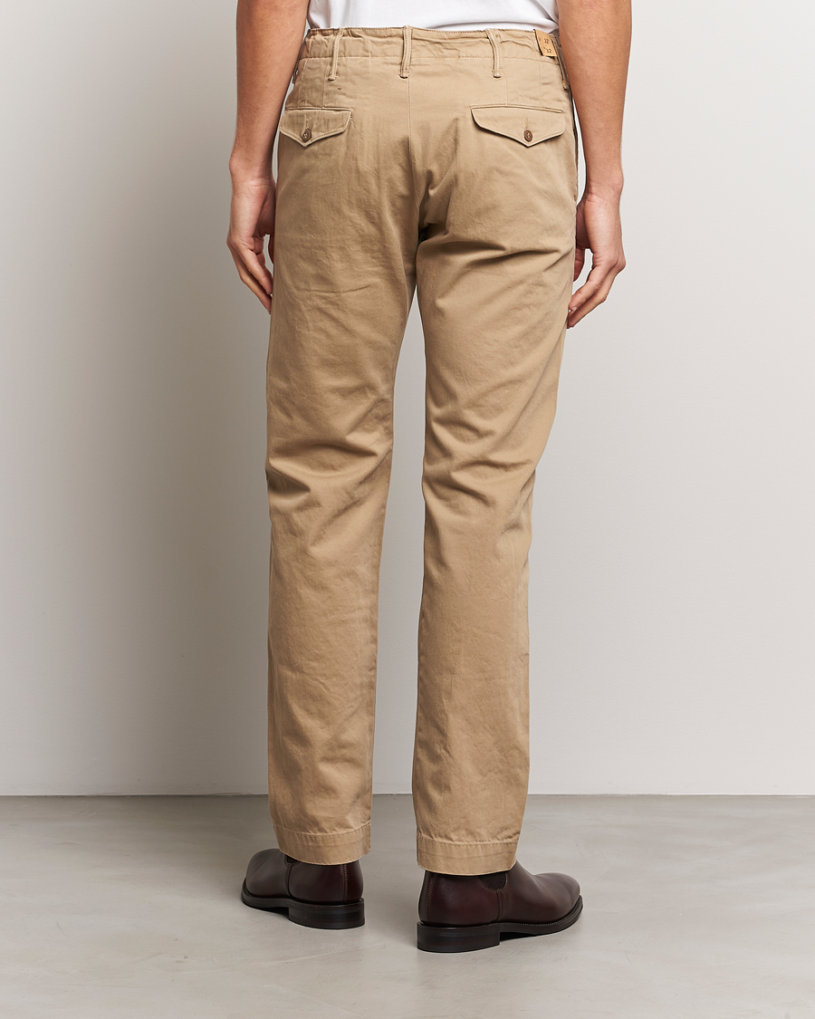 Heren | Broeken | RRL | Officers Flat Pant New Military Khaki
