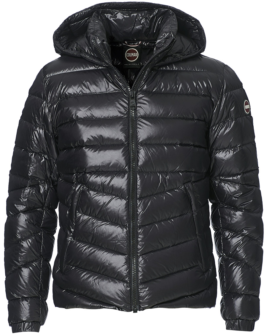 Heren | Jassen | Colmar | Blaze High Shine Down Hooded Jacket Black