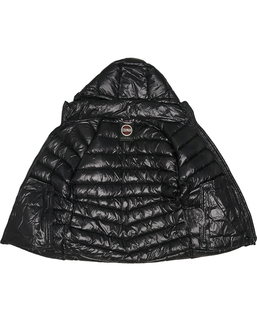 Heren | Jassen | Colmar | Blaze High Shine Down Hooded Jacket Black