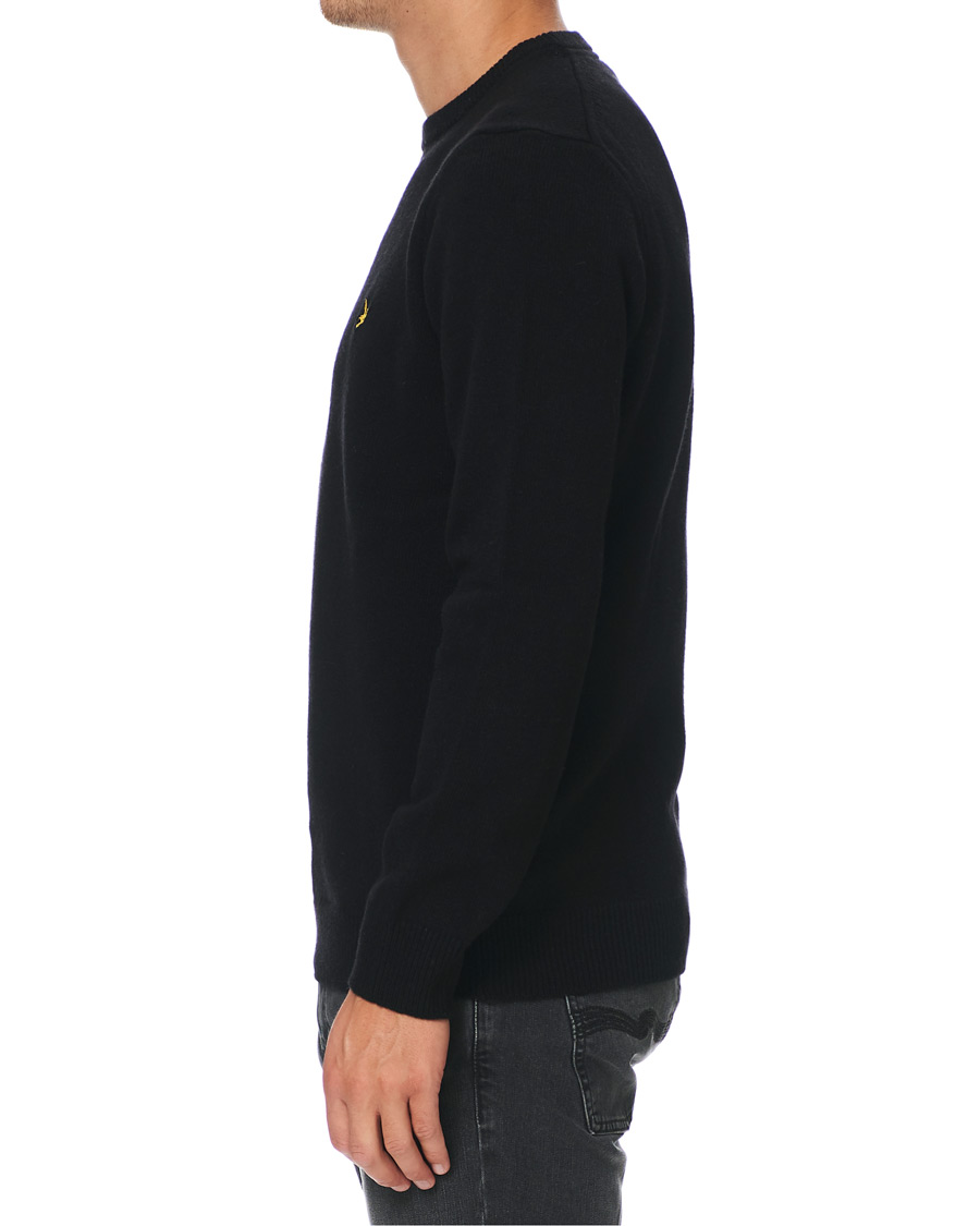Heren | Truien | Lyle & Scott | Lambswool Crew Neck Pullover Black
