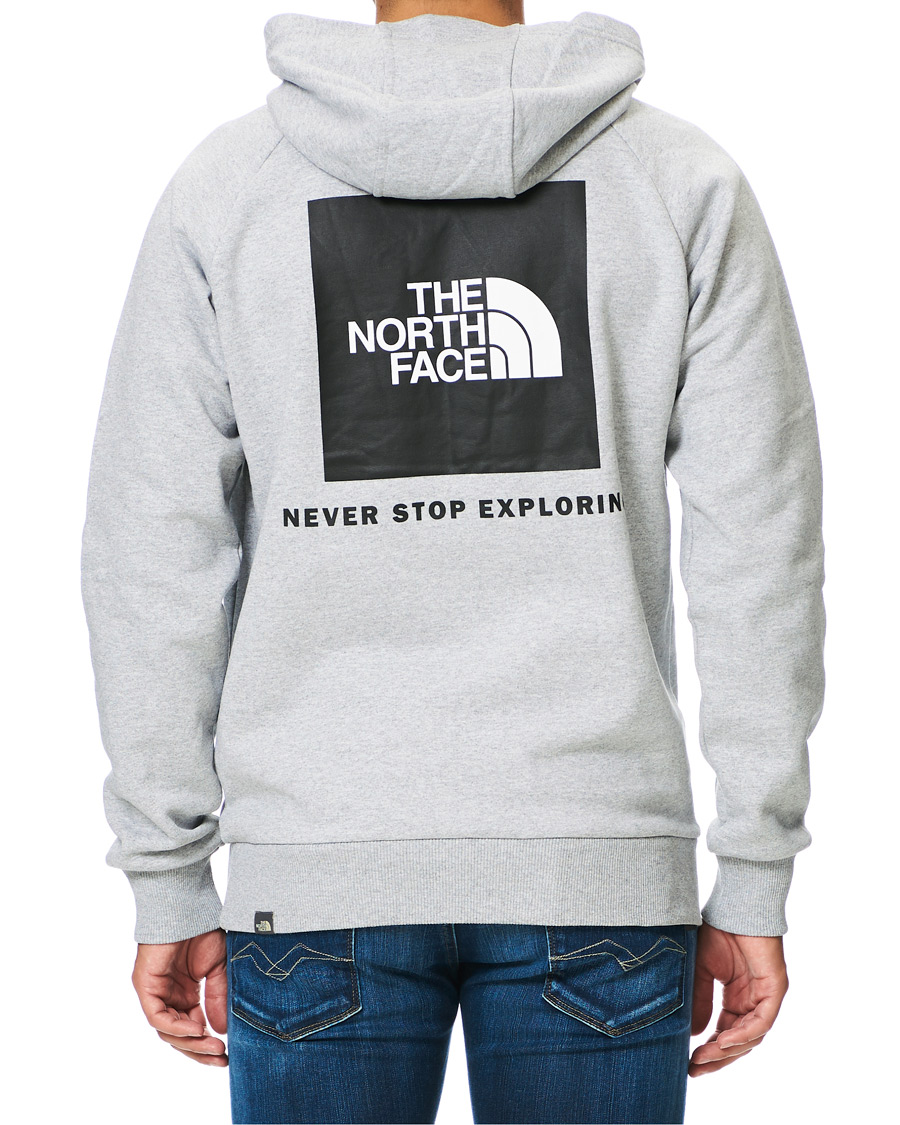 Heren | Truien | The North Face | Raglan Redbox Hoodie Grey Heather