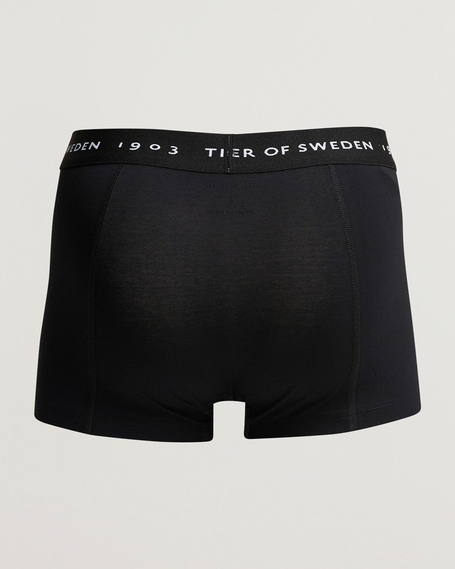 Heren | Zwembroeken | Tiger of Sweden | Hermod Cotton 3-Pack Boxer Brief Black