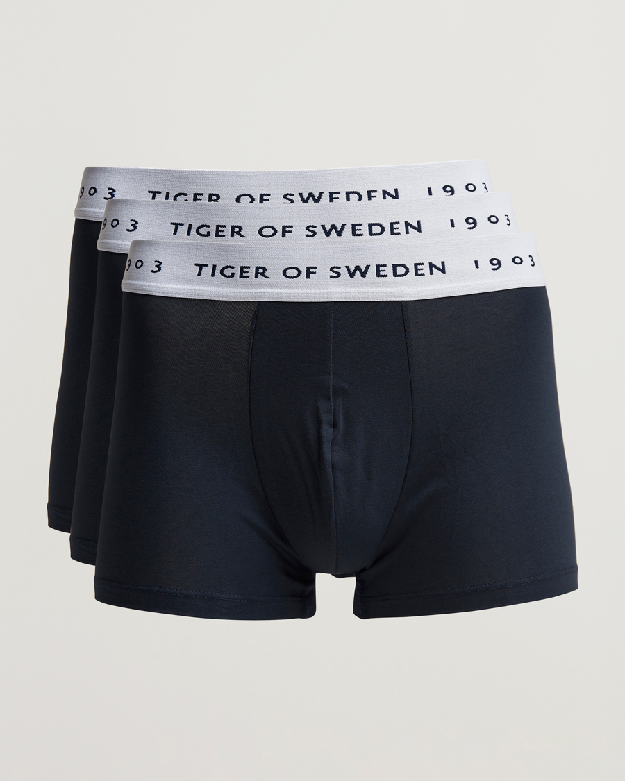 Heren | Ondergoed | Tiger of Sweden | Hermod Cotton 3-Pack Boxer Brief Navy