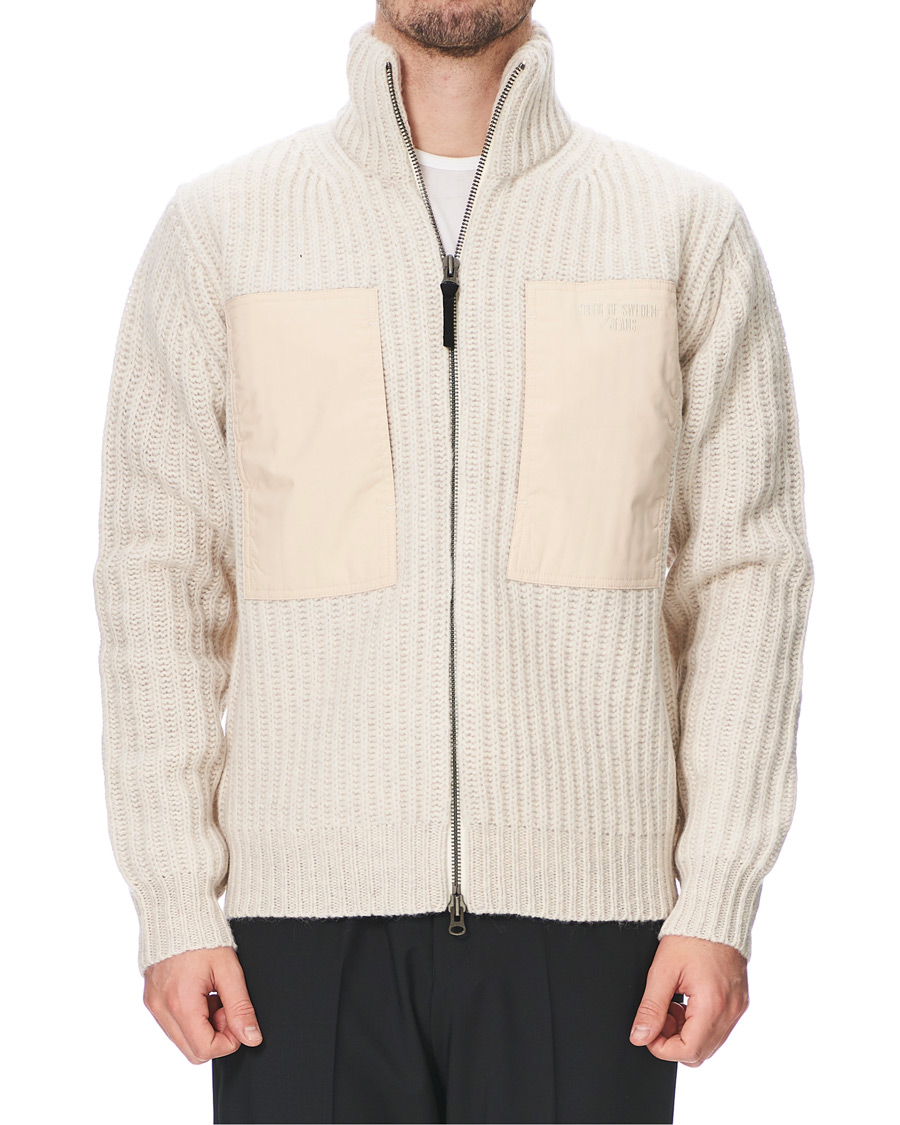 Heren | Truien | Tiger of Sweden Jeans | Rynger Wool Full Zip Beige