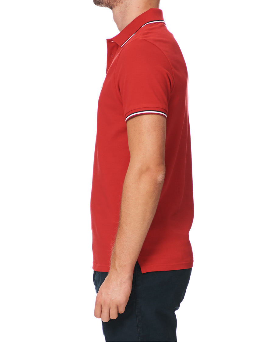 Heren | Polo's | Moncler | Logo Tipped Polo Red