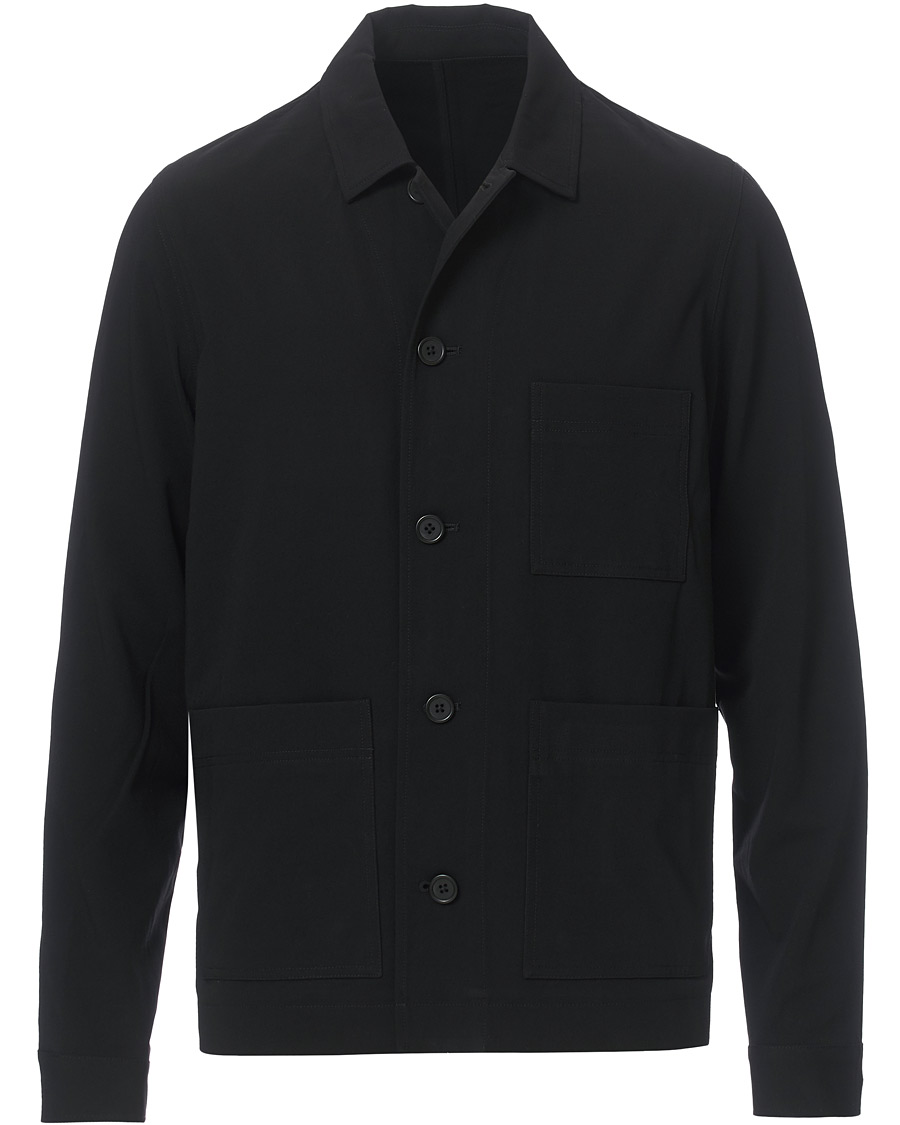 Heren | Overhemden | Samsøe Samsøe | Samsøe & Samsøe Worker X Shirt Jacket Black