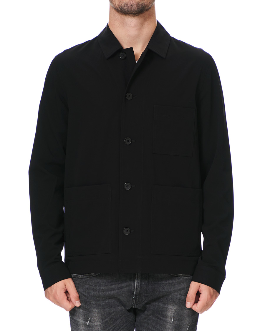 Heren | Overhemden | Samsøe Samsøe | Samsøe & Samsøe Worker X Shirt Jacket Black