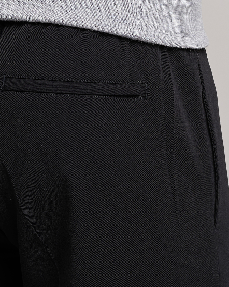 Heren | Broeken | Samsøe Samsøe | Smithy Drawstring Trousers Black