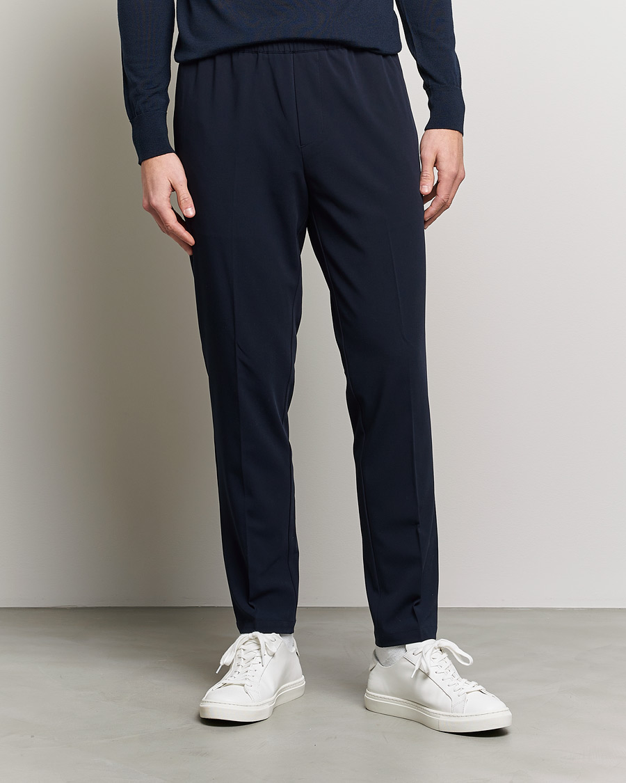 Heren | Broeken | Samsøe Samsøe | Smithy Drawstring Trousers Night Sky